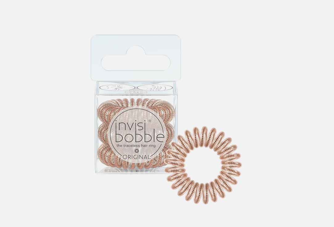 Invisibobble Hair band Original bronze and beads