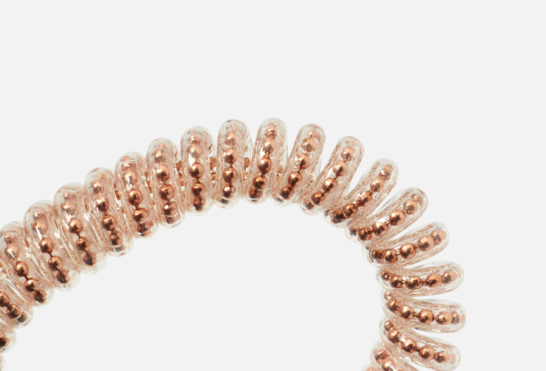 Invisibobble Hair band Slim of bronze and beads