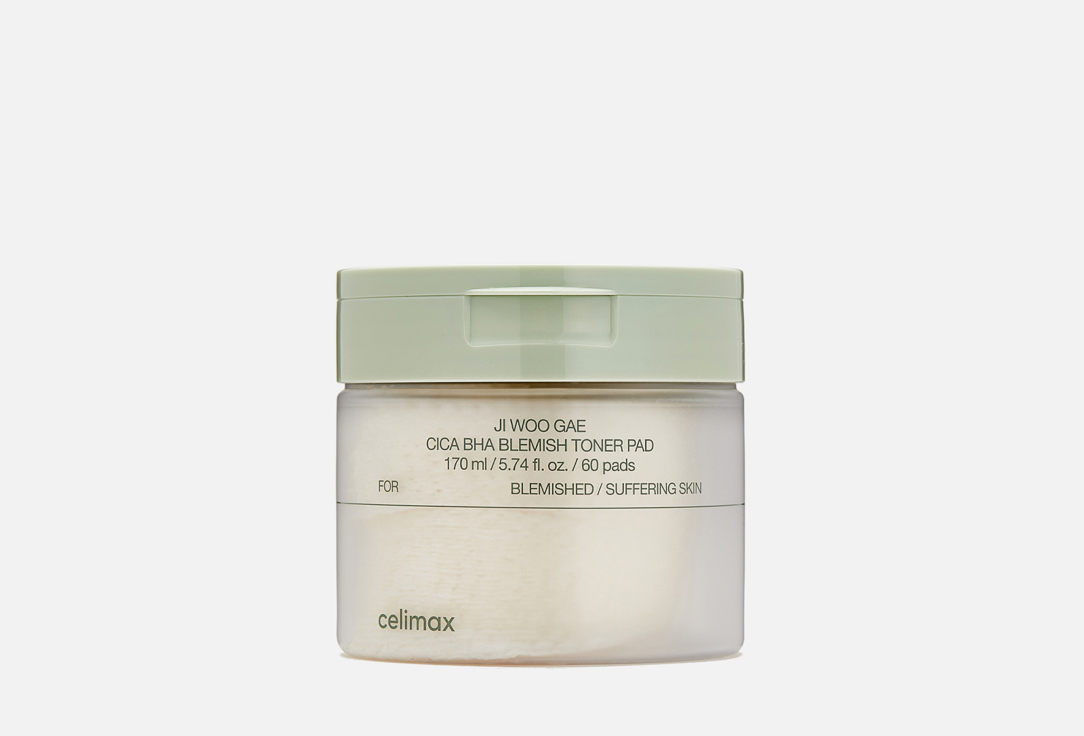 Celimax Face Toner Pads Ji woo gae cica bha blemish