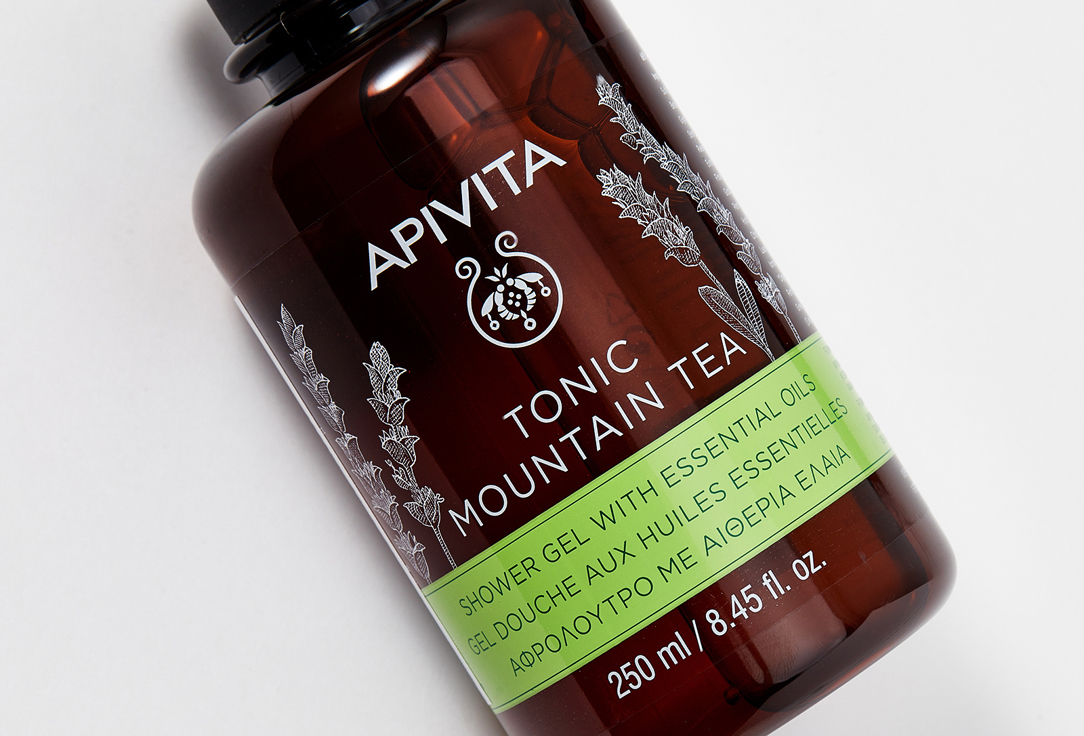 APIVITA refreshing Shower Gel Tonic Mountain Tea 