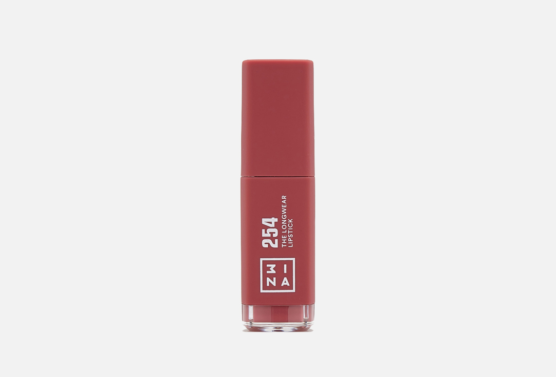 3INA Creamy, Long-Lasting matte lipstick The Longwear Lipstick 254, Dark pink 7 ml 3INA Creamy, Long-Lasting matte lipstick The Longwear Lipstick