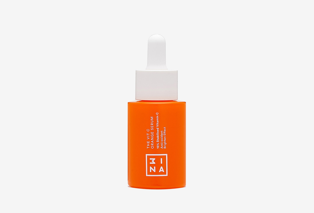 3INA Face serum with Vitamin C The Vit C Orange Serum