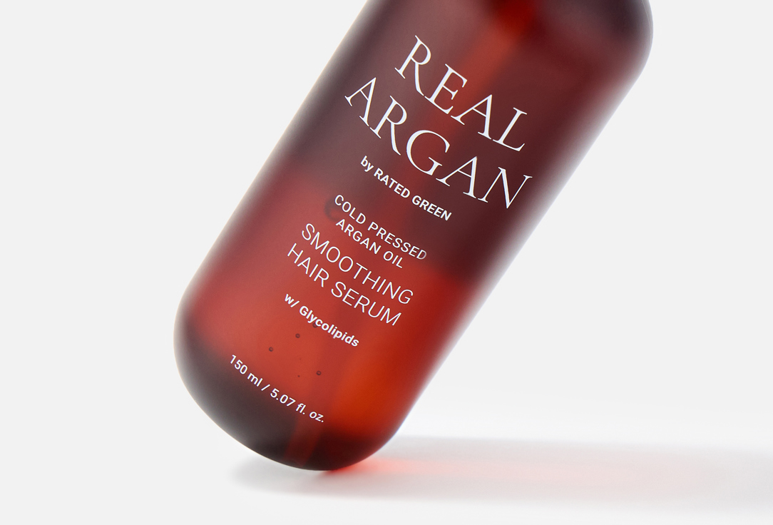 RATED GREEN Nourishing Hair Serum REAL ARGAN Cold Pressed Argan Oil Smoothing Hair Serum