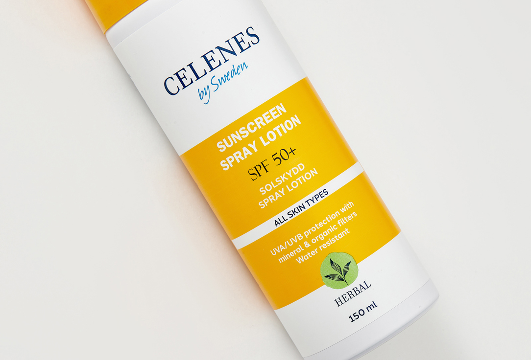 CELENES Sunscreen spray spf50+ Herbal