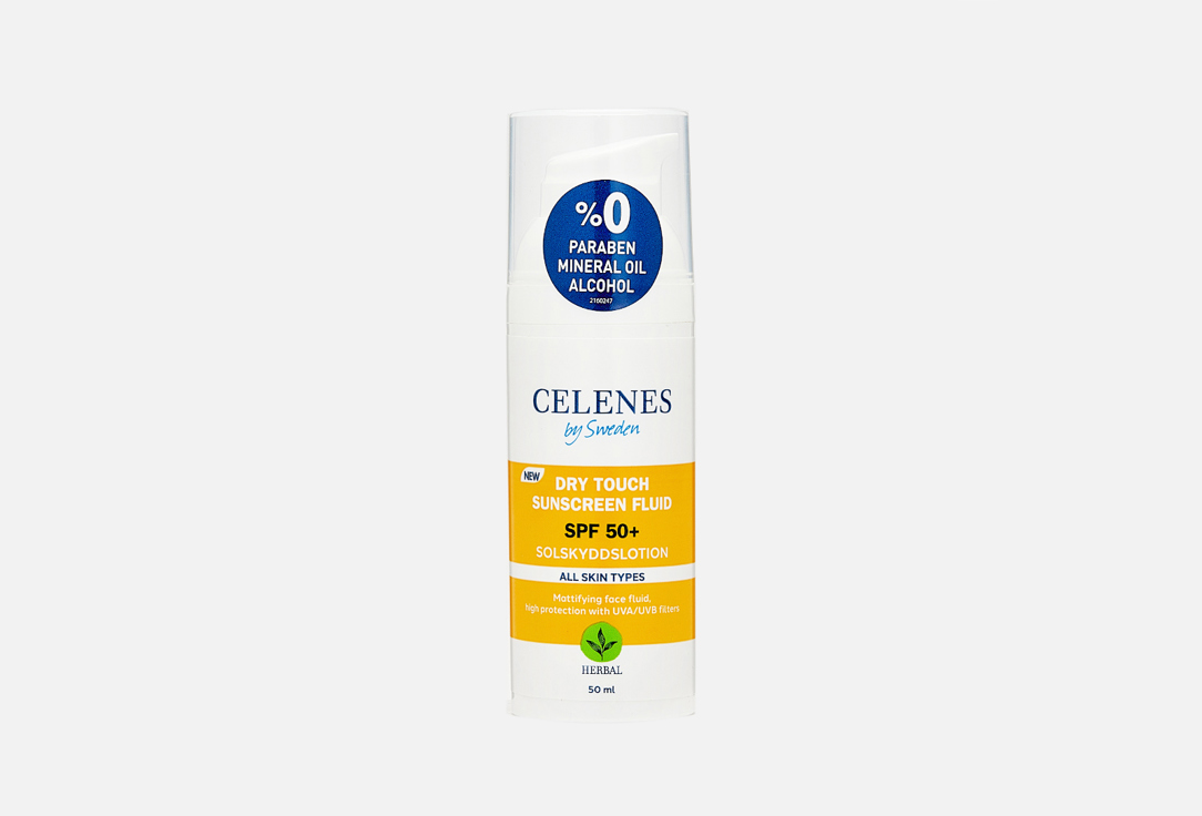 CELENES Sunscreen fluid spf50+ Dry touch