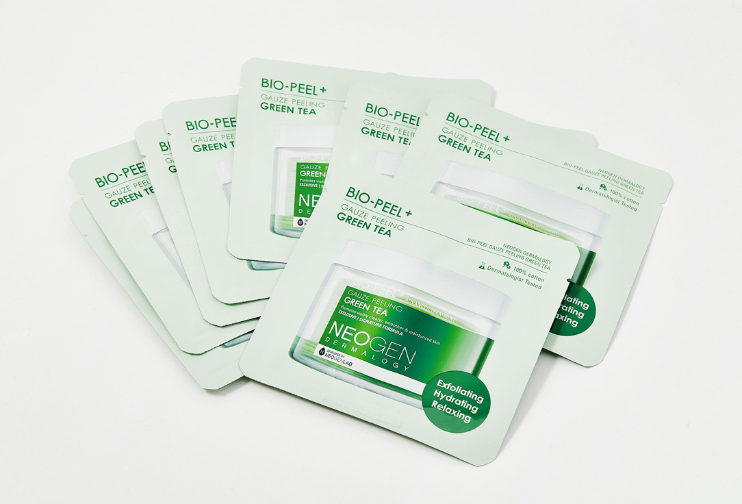 Neogen Moisturizing Face Peeling Pads with Green Tea Bio peel gauze peeling green tea