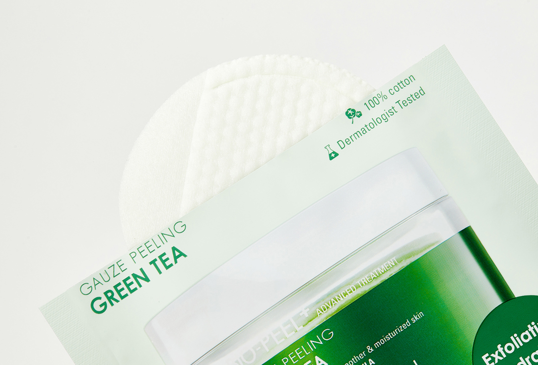 Neogen Moisturizing Face Peeling Pads with Green Tea Bio peel gauze peeling green tea