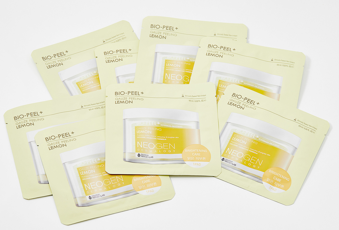 Neogen Lemon Face Brightening Peeling Pads Bio peel + gauze peeling