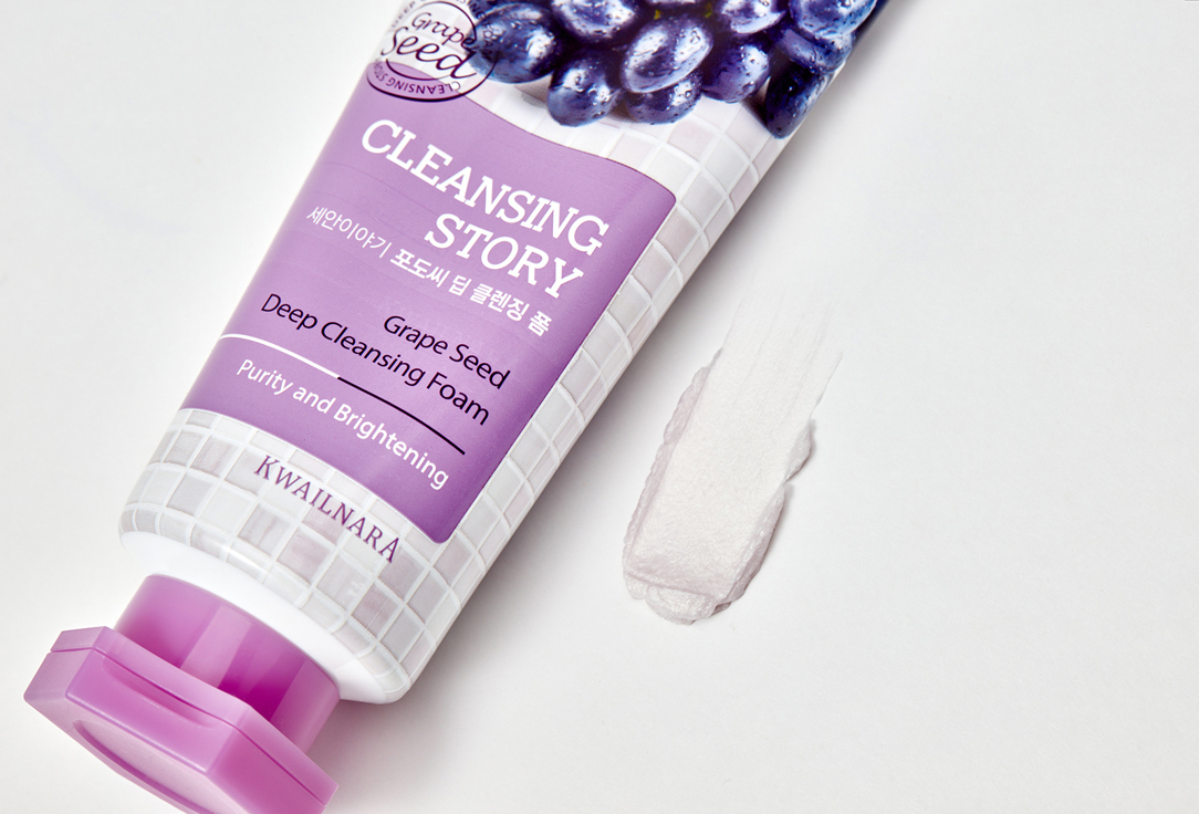 Welcos Cleansing face foam Cleansing story grape seed