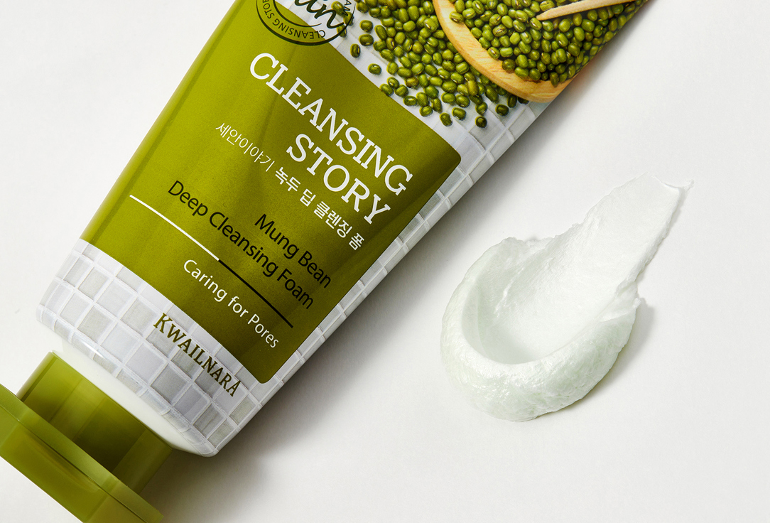 Welcos Cleansing face foam Cleansing story mung bean