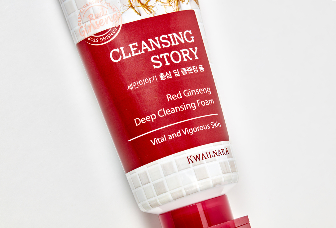 Welcos Cleansing face foam Cleansing story red ginseng