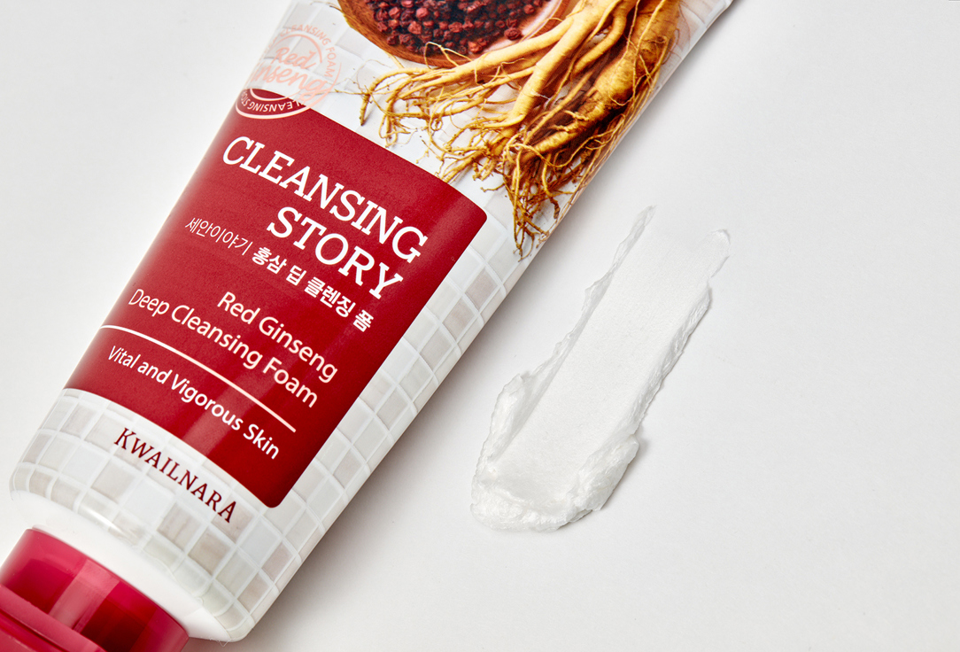 Welcos Cleansing face foam Cleansing story red ginseng