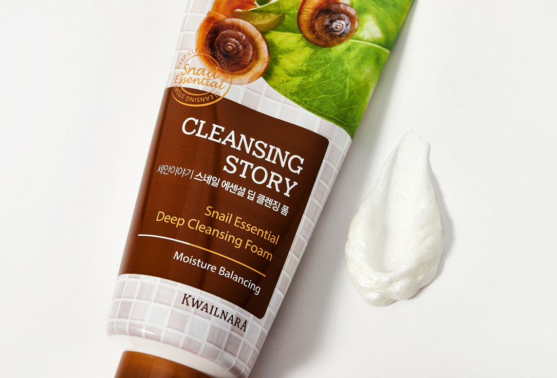 Welcos Cleansing face foam Cleansing story snail essential