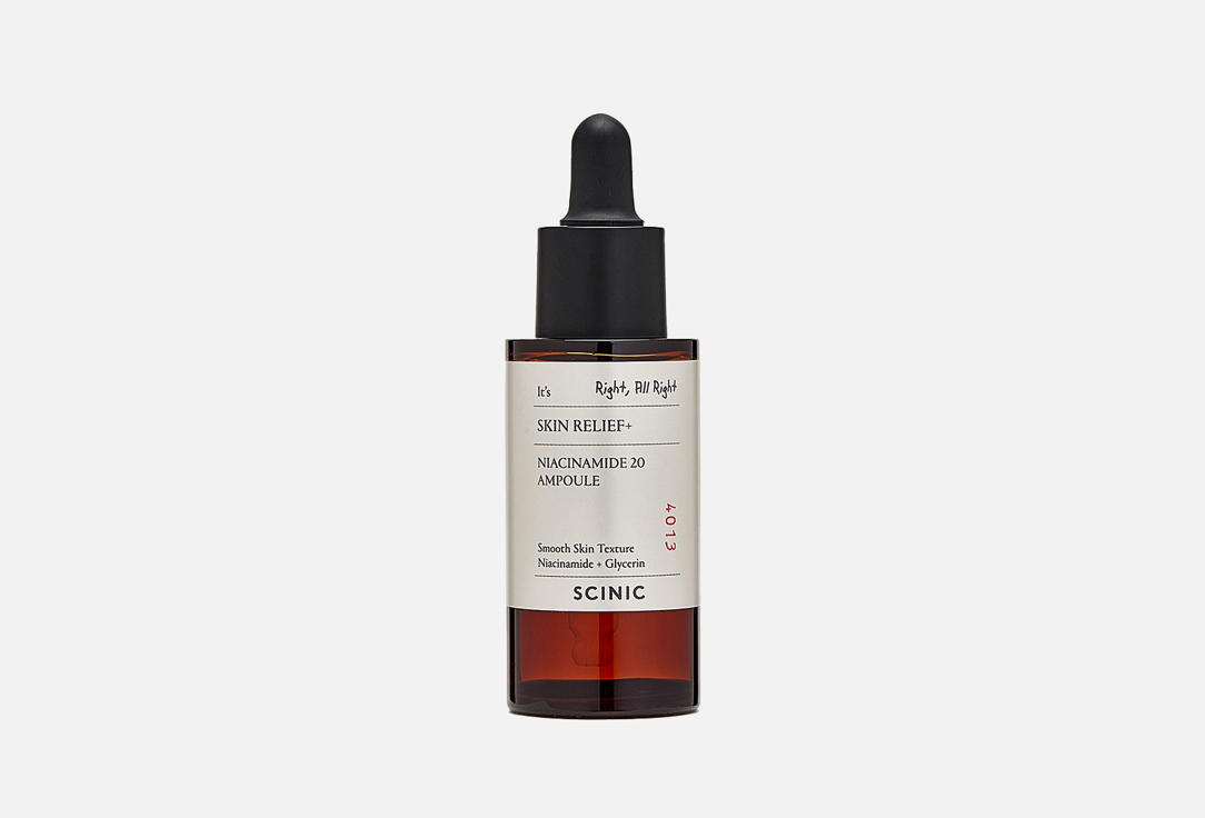 SCINIC Revitalizing ampoule Skin Relief+ Niacinamide 20