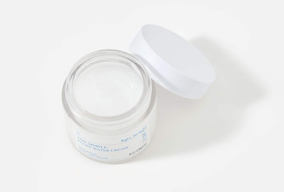 SCINIC Revitalizing cream for sensitive skin The Simple Relief Water Cream