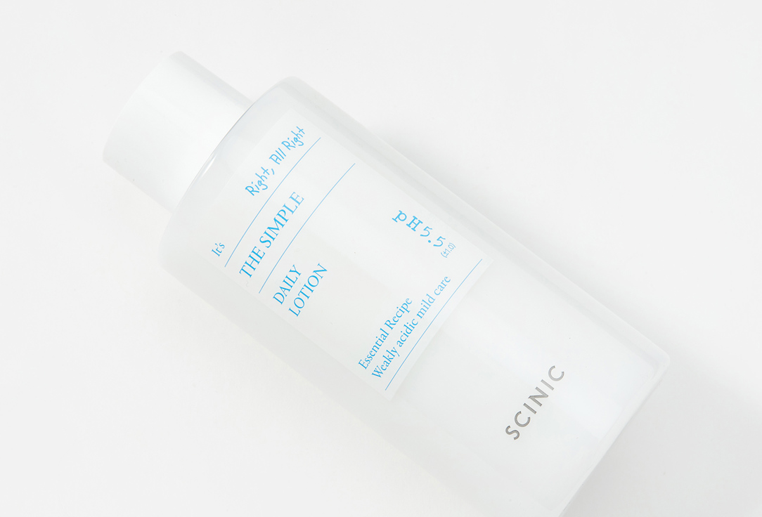 SCINIC Lotion for sensitive skin The Simple Daily