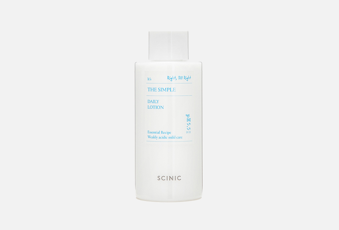 SCINIC Lotion for sensitive skin The Simple Daily