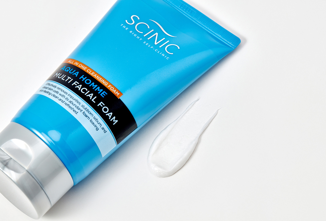 SCINIC Cleansing foam for men Aqua Homme Multi Facial Foam