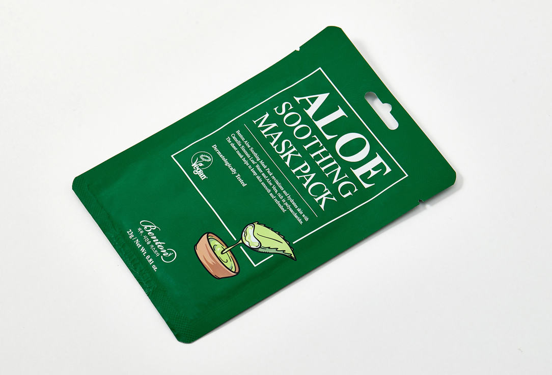 Benton Успокаивающая маска для лица с алоэ ALOE SOOTHING MASK PACK