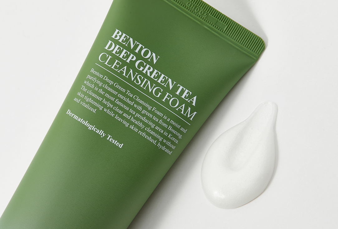 Benton Face cleansing foam Deep green tea