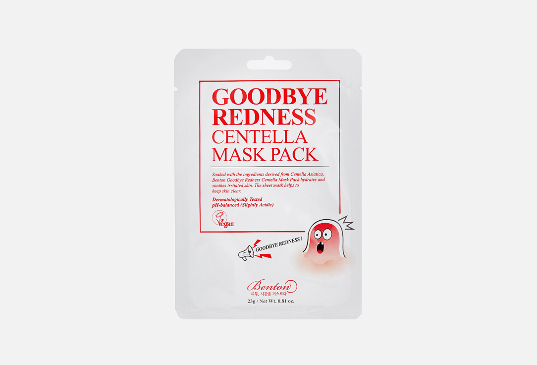 Benton Face sheet mask Goodbye redness centella