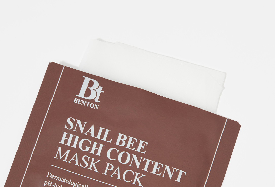 Benton Face sheet mask Snail bee high content