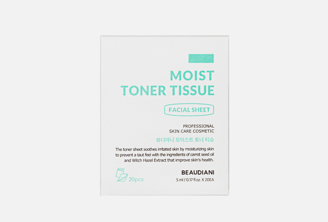 BEAUDIANI Face sheet mask Moist toner