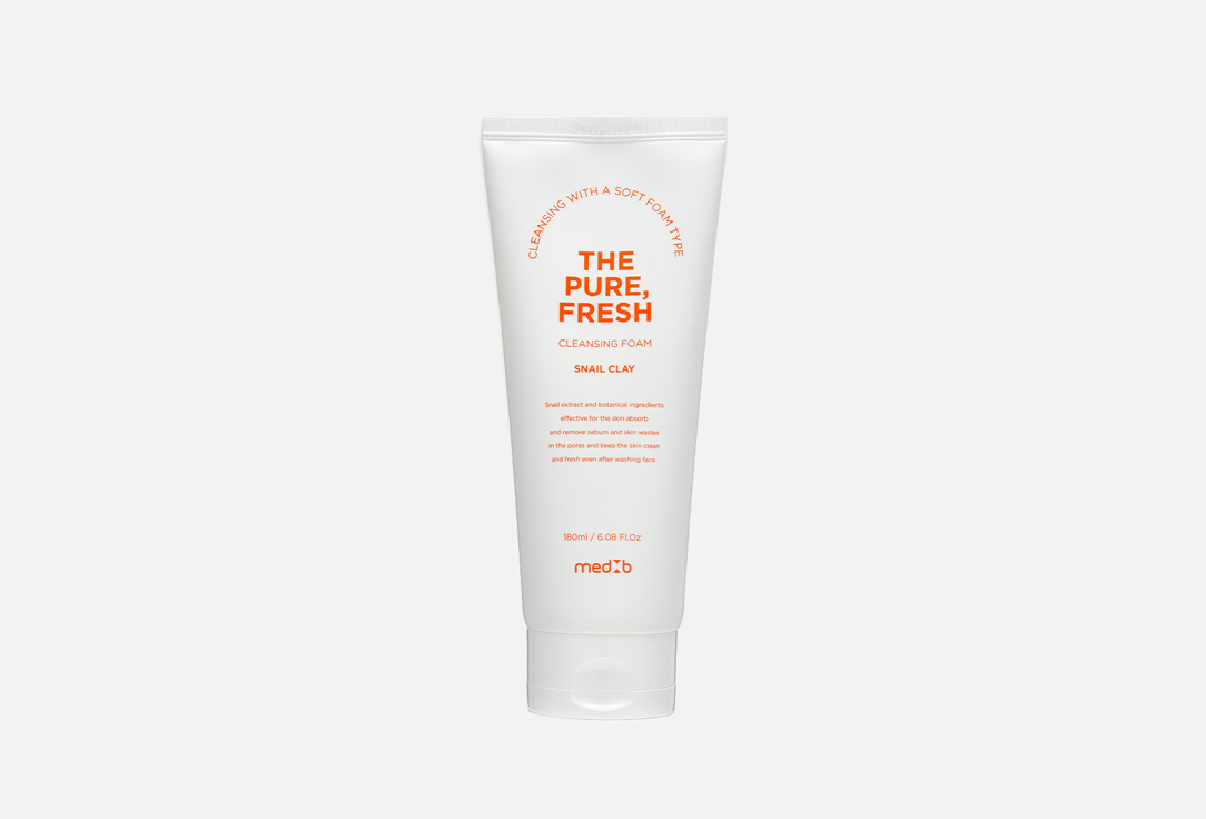 MEDB Face foam The pure Fresh cleansing Snail Clay