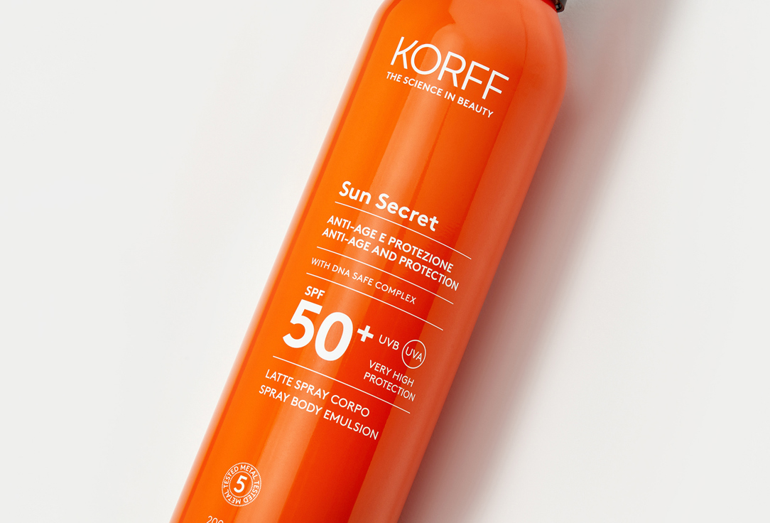 KORFF Body Spray SPF50+ Sun Secret Spray Body Emulsion