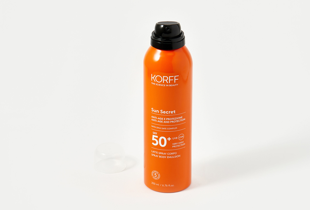 KORFF Body Spray SPF50+ Sun Secret Spray Body Emulsion