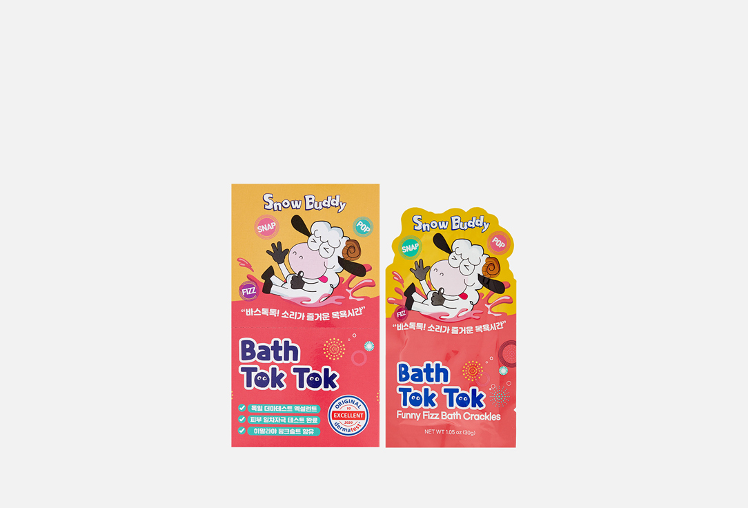 Snow Buddy Bath salt Tok Tok Pink 