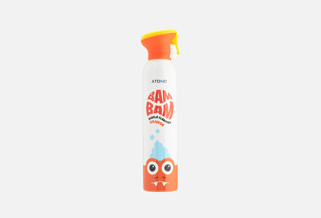 ATONO2 Baby face and body wash Bam bam bubble orange