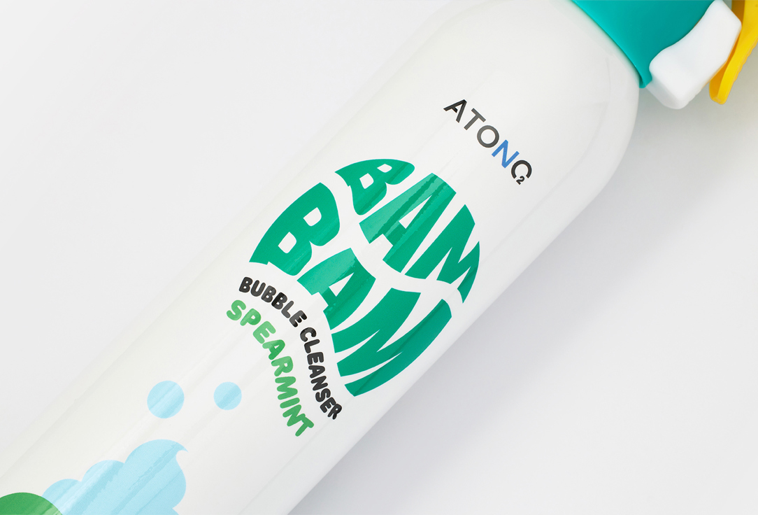 ATONO2 Baby face and body wash Bam bam bubble spearmint