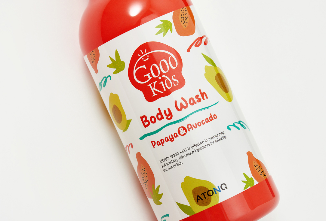 ATONO2 Baby shower gel Good kids papaya & avocado