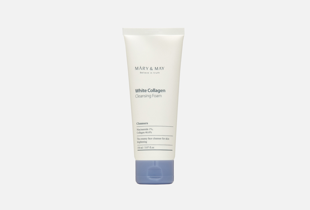 Mary&May Face cleansing foam White collagen