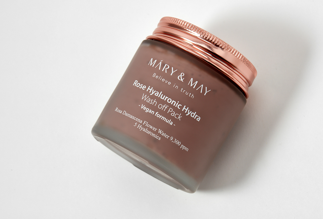 Mary&May Moisturizing face mask Rose hyaluronic hydra wash off