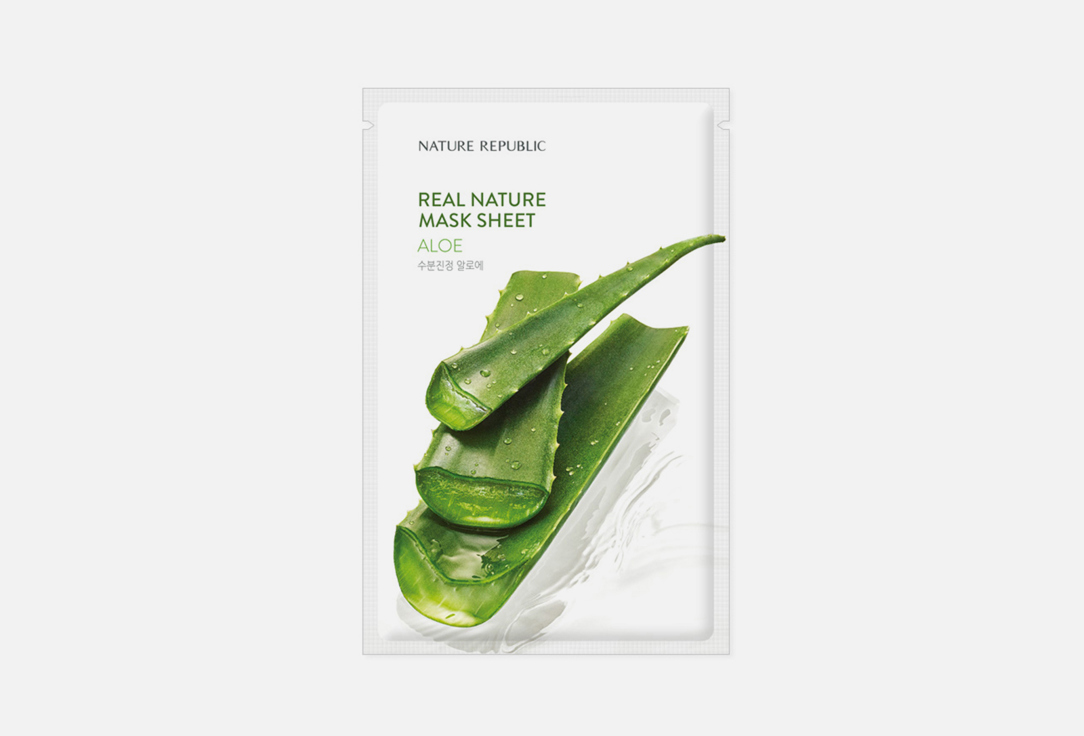 Nature Republic Face Mask Real Nature Sheet Aloe