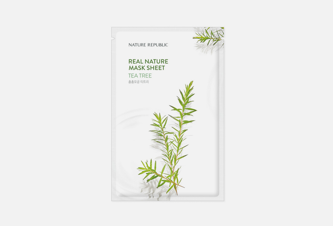 Nature Republic Face Mask Real Nature Tea Tree