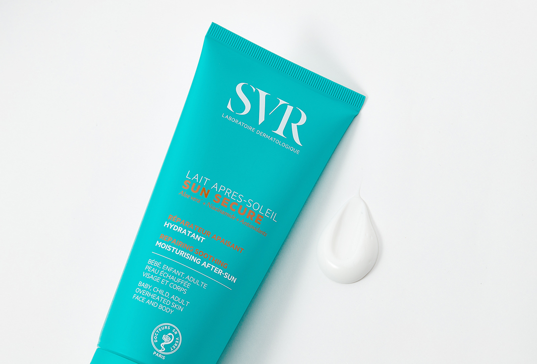 SVR Cooling, repairing after‑sun gel‑cream milk Sun Secure