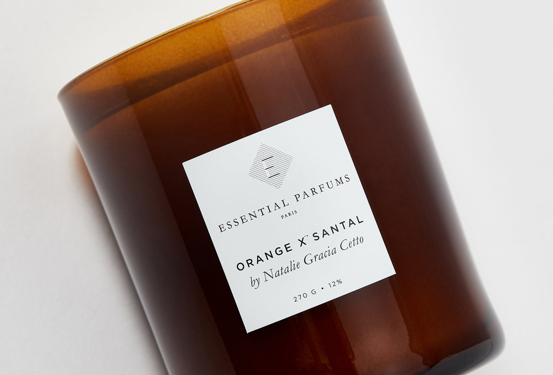 ESSENTIAL PARFUMS PARIS Candle Orange X Santal By Natalie Gracia-Cetto