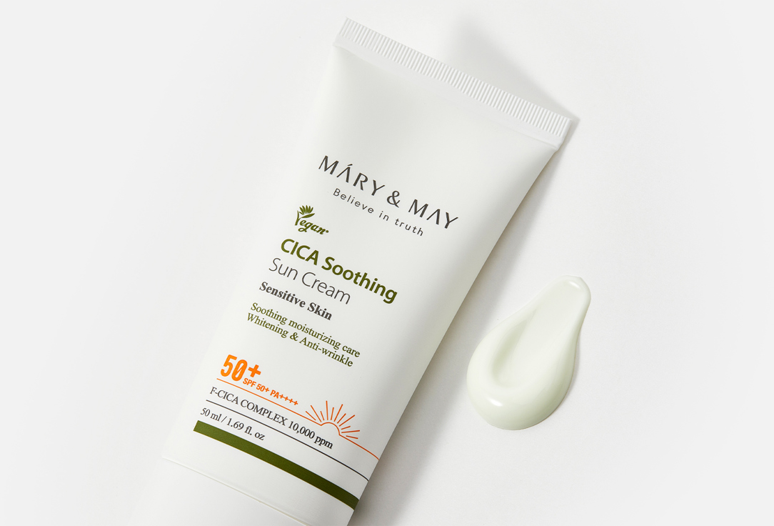 Mary&May Sun cream spf50+ pa++++ Cica soothing