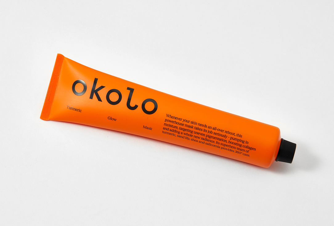 OKOLO Moisturizing face mask Turmeric Glow