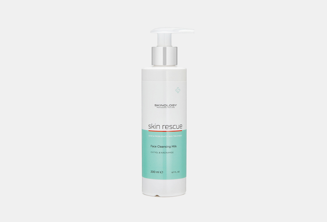 SKINOLOGY Face cleansing milk Skin rescue ichtiol & niacinamide