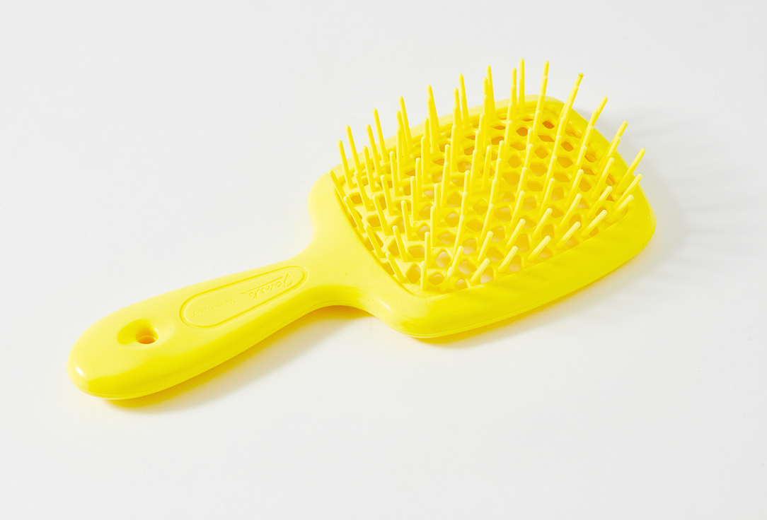 Janeke  small Hair brush  Superbrush Neon Yellow