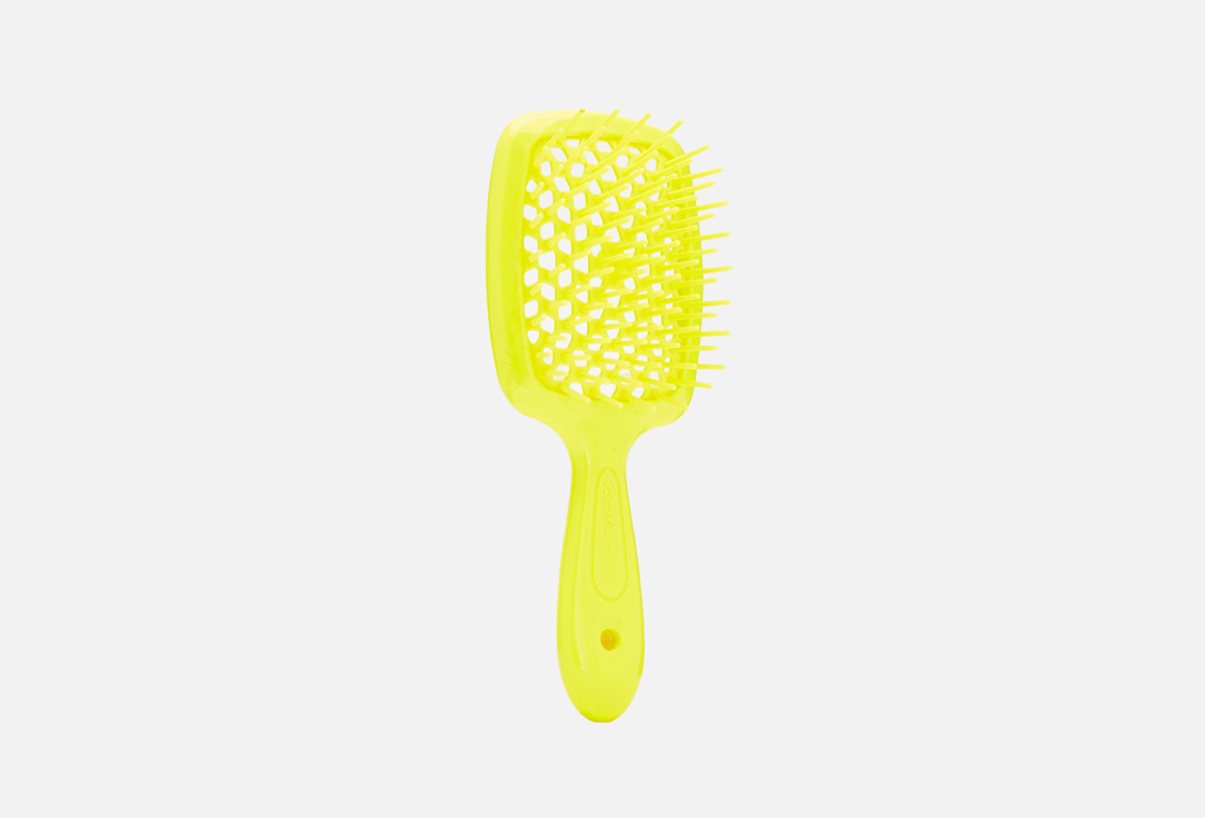 Janeke  small Hair brush  Superbrush Neon Yellow