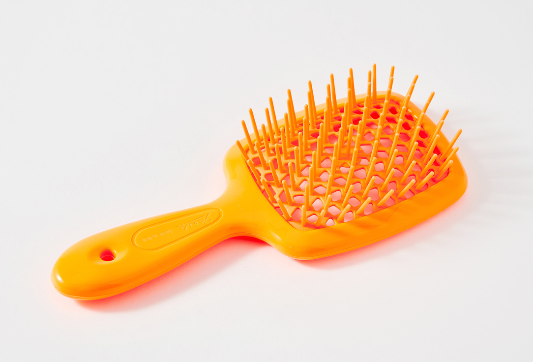 Janeke  small Hair brush Superbrush Neon Orange 