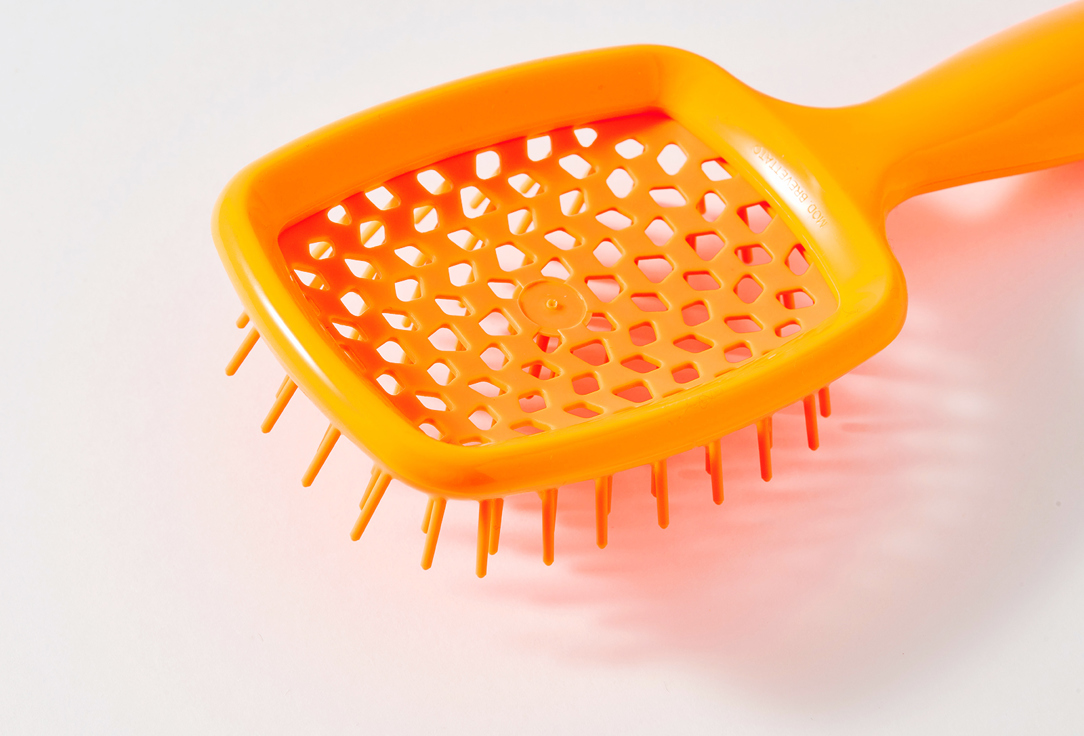 Janeke  small Hair brush Superbrush Neon Orange 