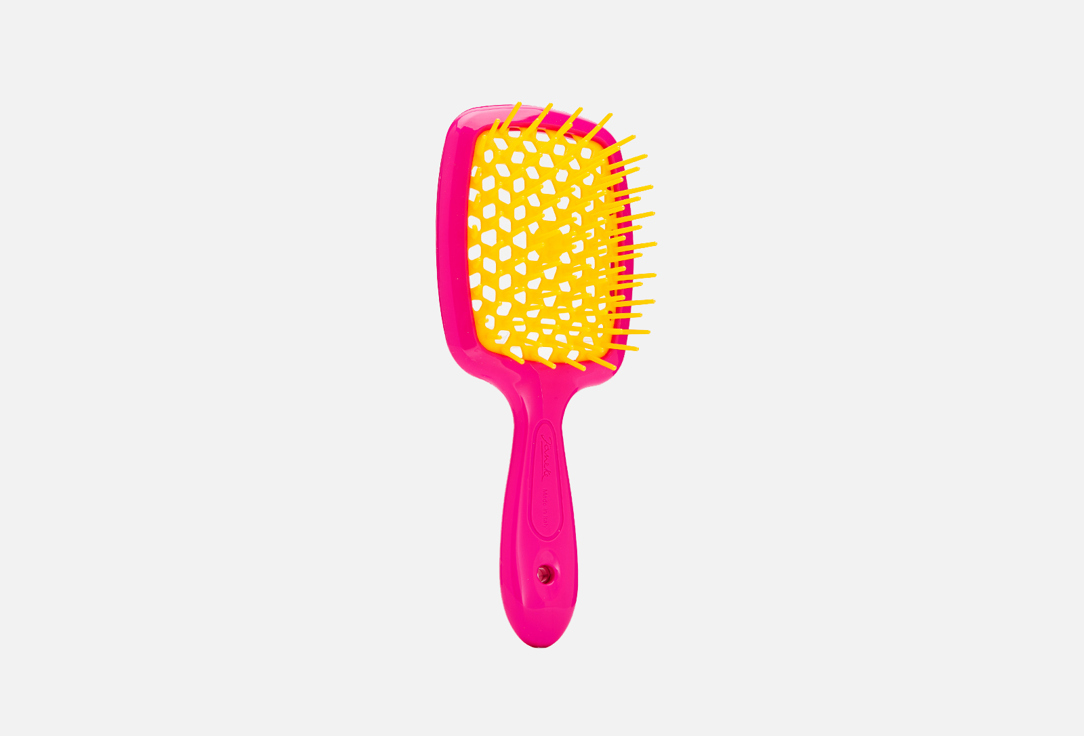 Janeke  small Hair brush Superbrush Pink Yellow