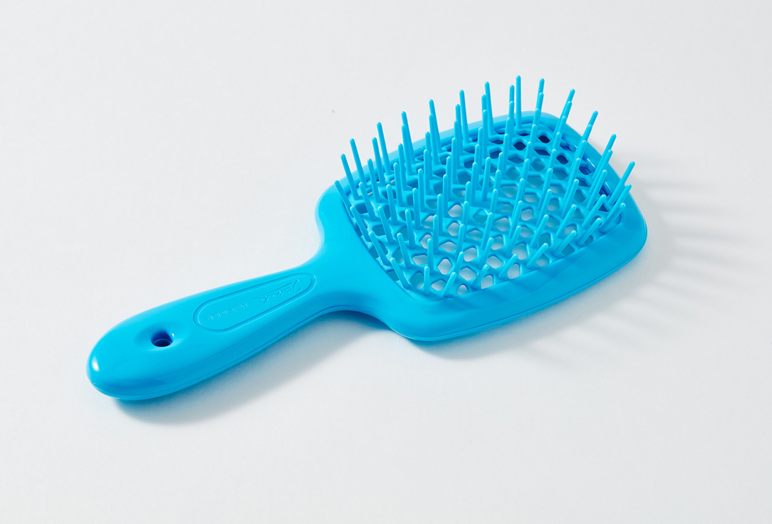 Janeke  small Hair brush Superbrush Neon Blue