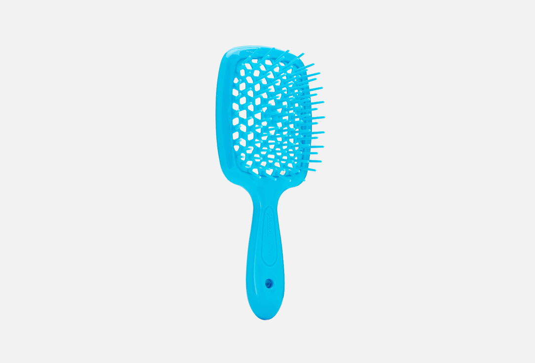 Janeke  small Hair brush Superbrush Neon Blue